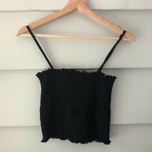 NWOT | John Galt x Brandy Melville | Smocked Woven Tank Top | Size O/S